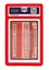 BCW Slab Bumpers (For PSA Graded Cards) - Red